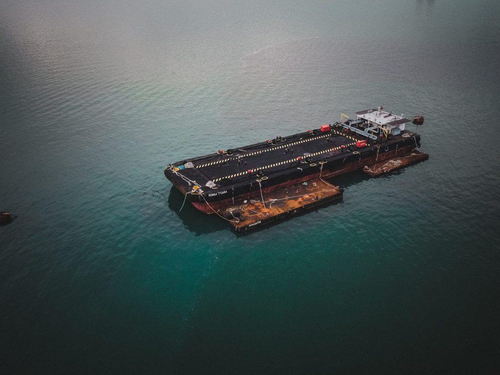 Offshore supply barge representing ProSteel Supply’s maritime industry partnerships.